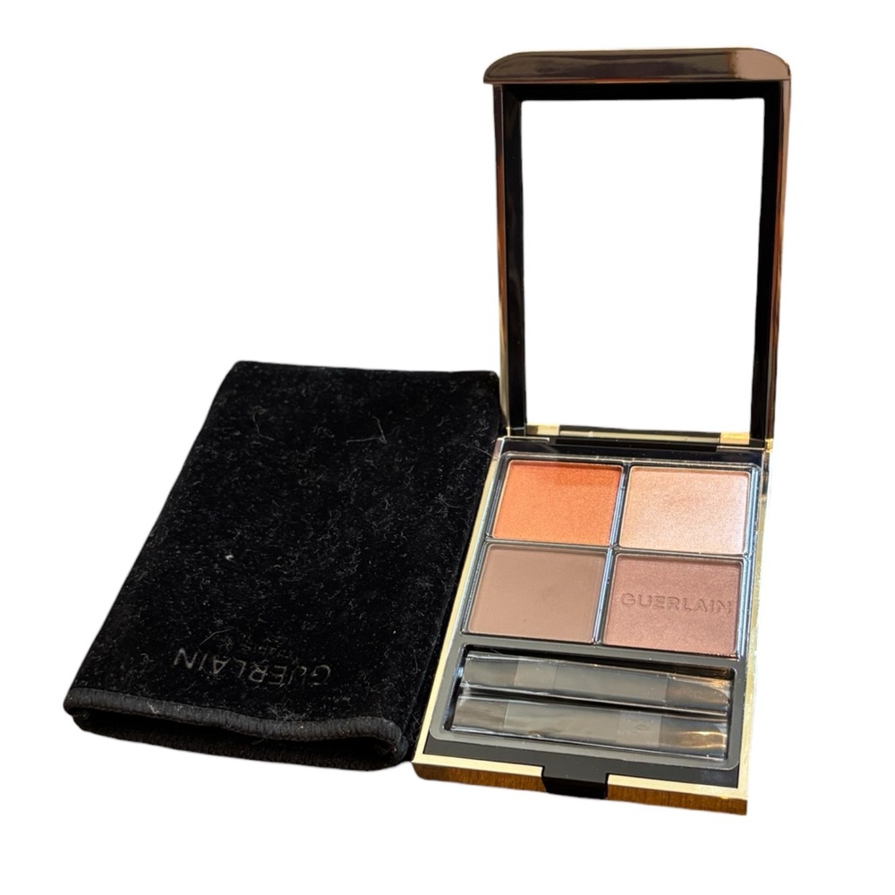 Guerlain Ombres G Eyeshadow Quad 910 Undressed Brown Neutral Luxe Palette 🎨